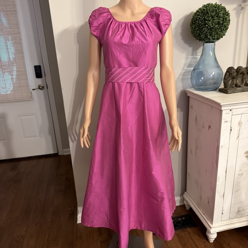 Strasburg Girls 100% Silk Party Event Dress Sz 14Y Pink